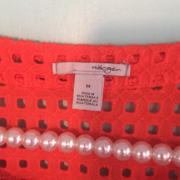 Halogen eyelet peplum top - Picture 2 of 6